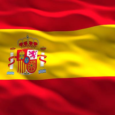 image of waved spain flag